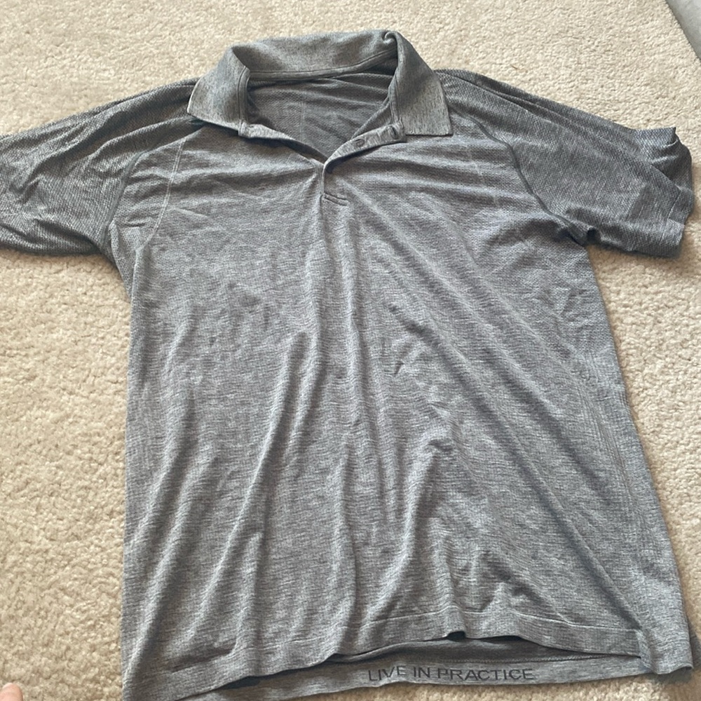 Grey lululemon polo XL